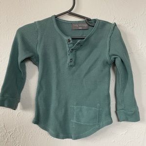 Grey Vintage Teal Thermal shirt